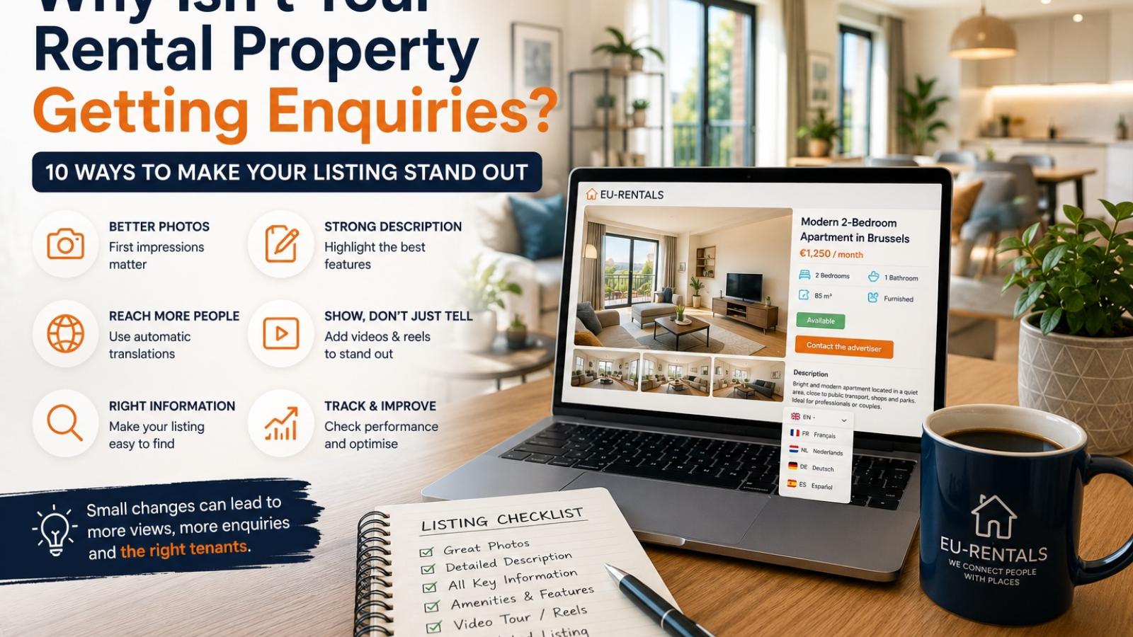 Why Isn't Your Rental Property Getting Enquiries? 10 Ways to Make Your Listing Stand Out