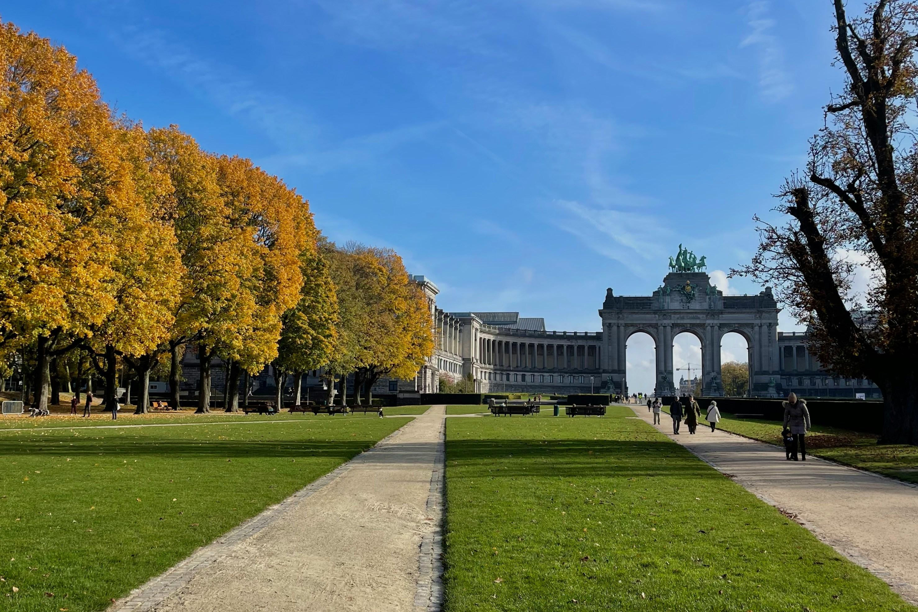 Parc du Cinquantenaire view.